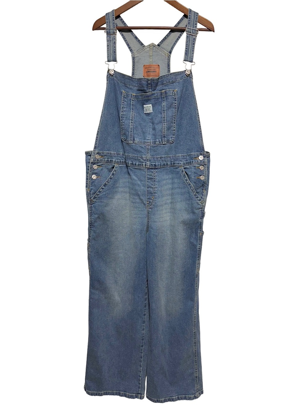 LEVI’S Denim Overalls Wide Leg Carpenter Utility Y2K 90s Baggy